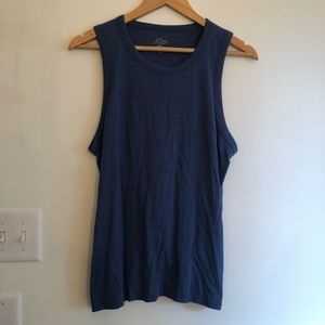 ‼️2/$15 - J Crew Tie Back Tank in Blue